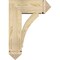 Ekena Millwork Thorton Arts and Crafts Rough Sawn Bracket w/ Offset Brace, Douglas Fir, 8"W x 20"D x 28"H BKT0806X20X28THR03RDF - alternate 3